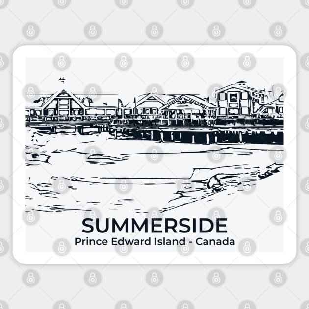 Summerside - Prince Edward Island Magnet by Lakeric